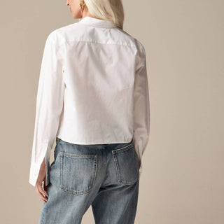 J.Crew - Cropped Button-up Shirt