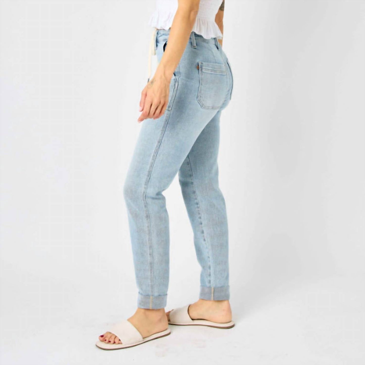 Judy Blue - High Waist Vintage Double Cuff Jogger