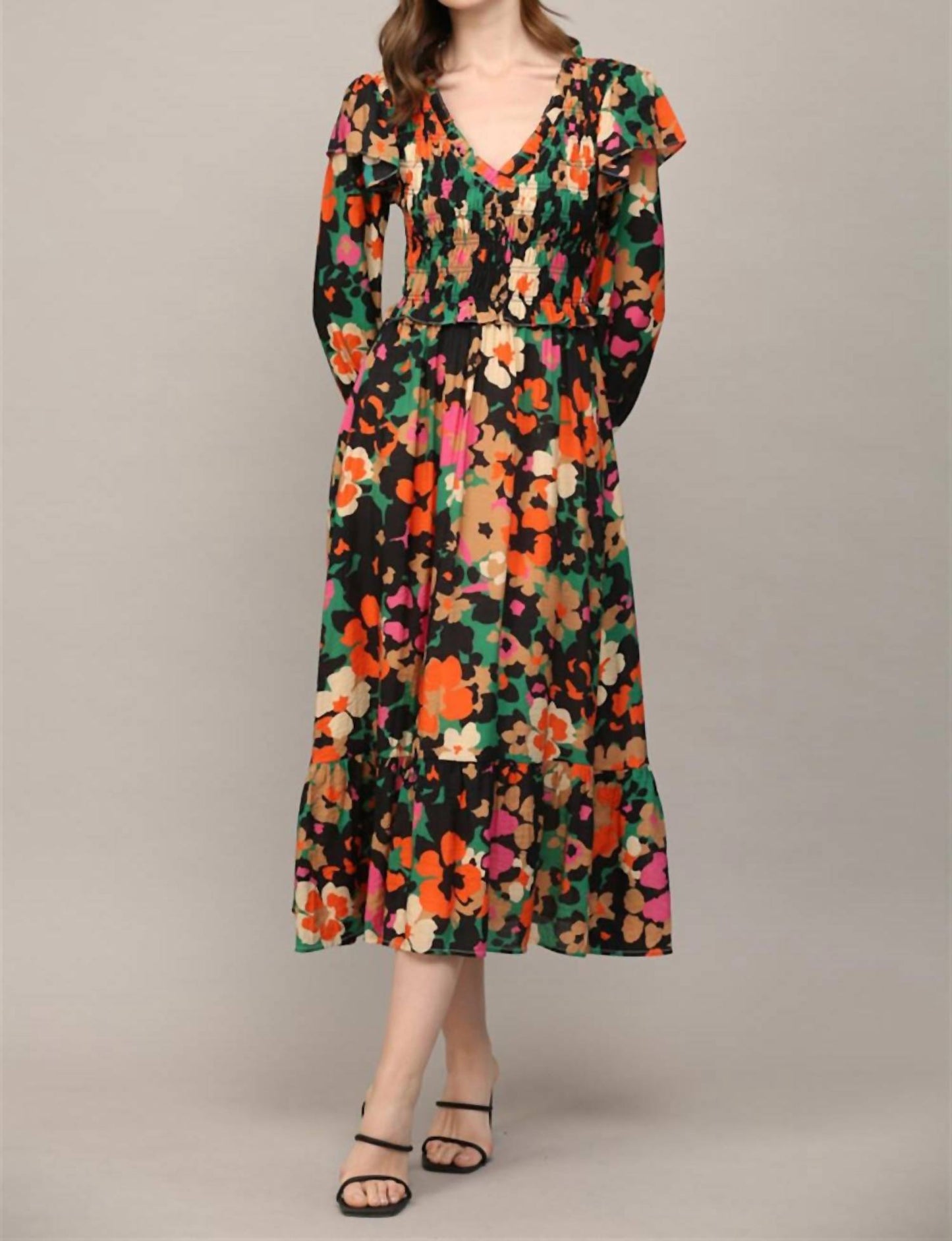 Fate By Lfd - Ruffle Hem Midi Dress