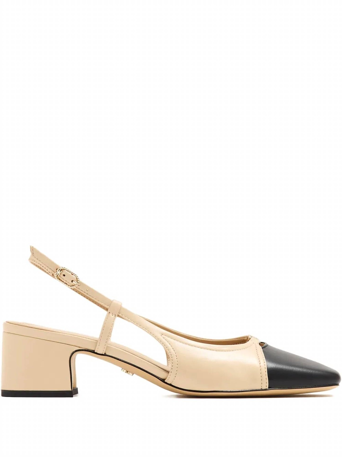 Sam Edelman - Women's Tarra Two-tone Block-heel Slingback Sandal