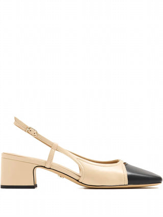 Sam Edelman - Women's Tarra Two-tone Block-heel Slingback Sandal