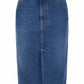 Ami - Women's Pencil Denim Midi Skirt