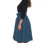 Joseph Ribkoff - Belted Jacquard Fit And Flare Dress