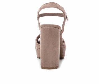 Xti - Women's Heel Suede Sandals