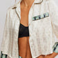 Free People - Pillow Talk 3/4 Sleeve Shirt And Short 2 Piece Pajama Set