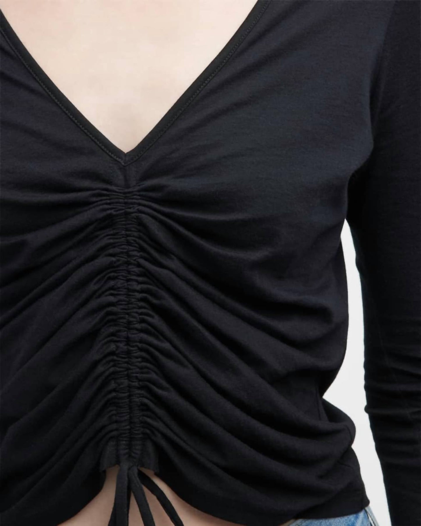Veronica Beard - Kerr Ruched Front Tee