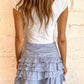 Day + Moon - Ruffle Layer Mini Skort