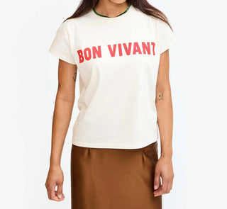 Clare V. - Classic Tee with Bon Vivant