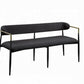 Jaramillo Chenille Bench Black
