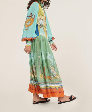 Alemais - Surrealist Ramie Shirtdress