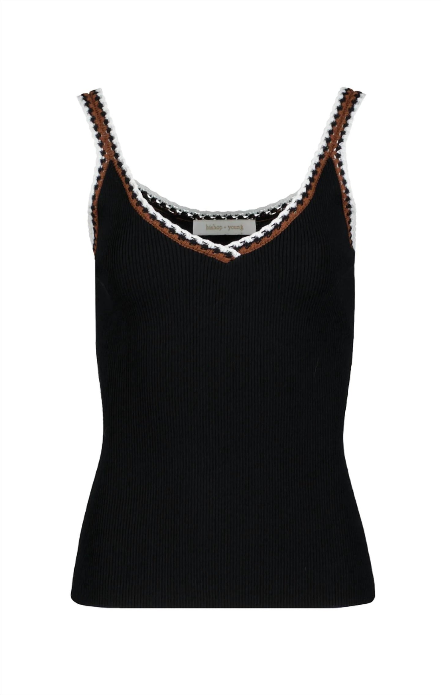Bishop + Young - Charlize Crochet Detail Tank