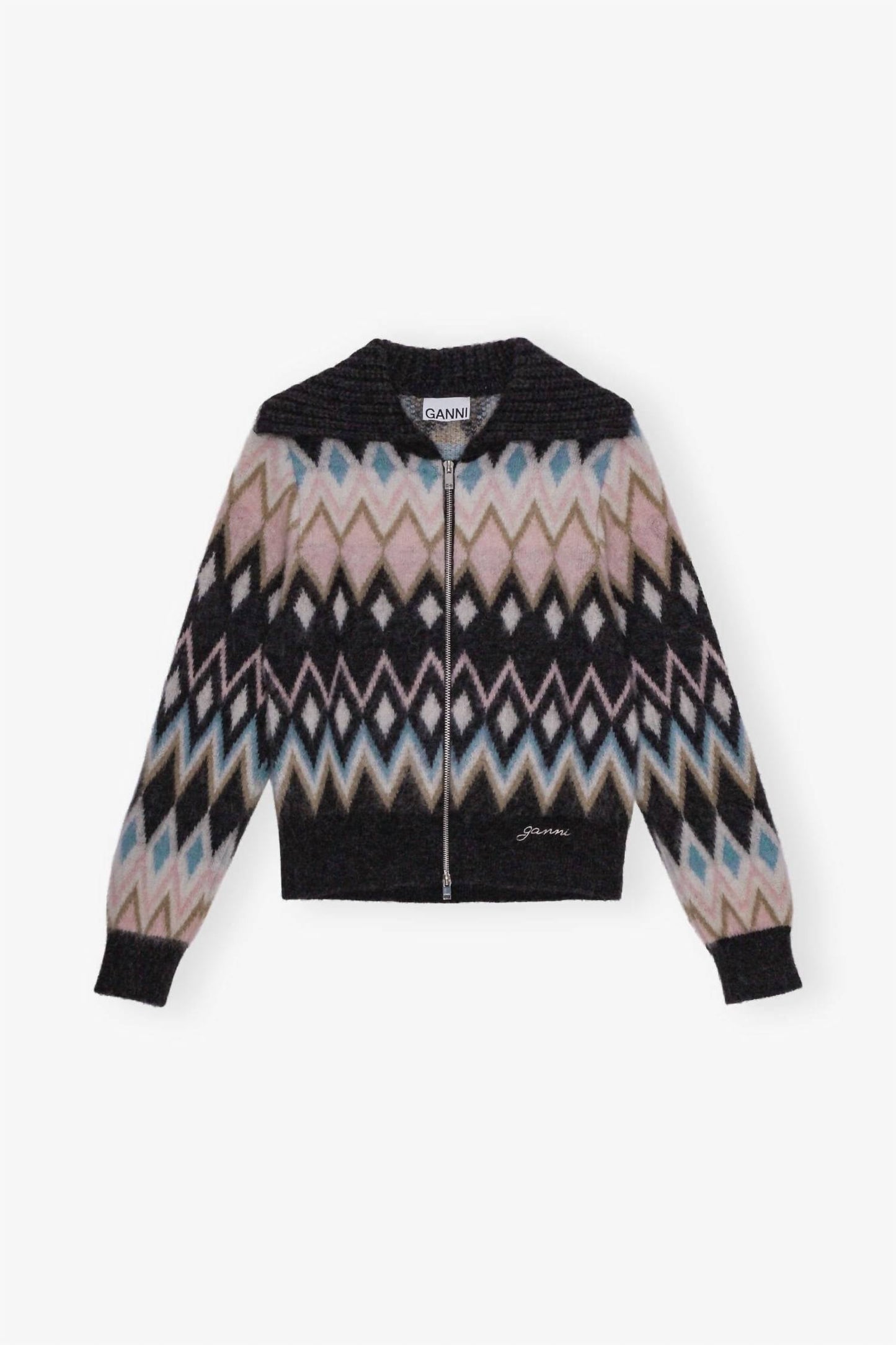 Ganni - Fine Brushed Alpaca Cardigan