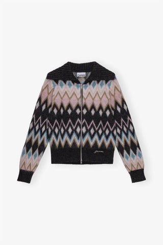 Ganni - Fine Brushed Alpaca Cardigan