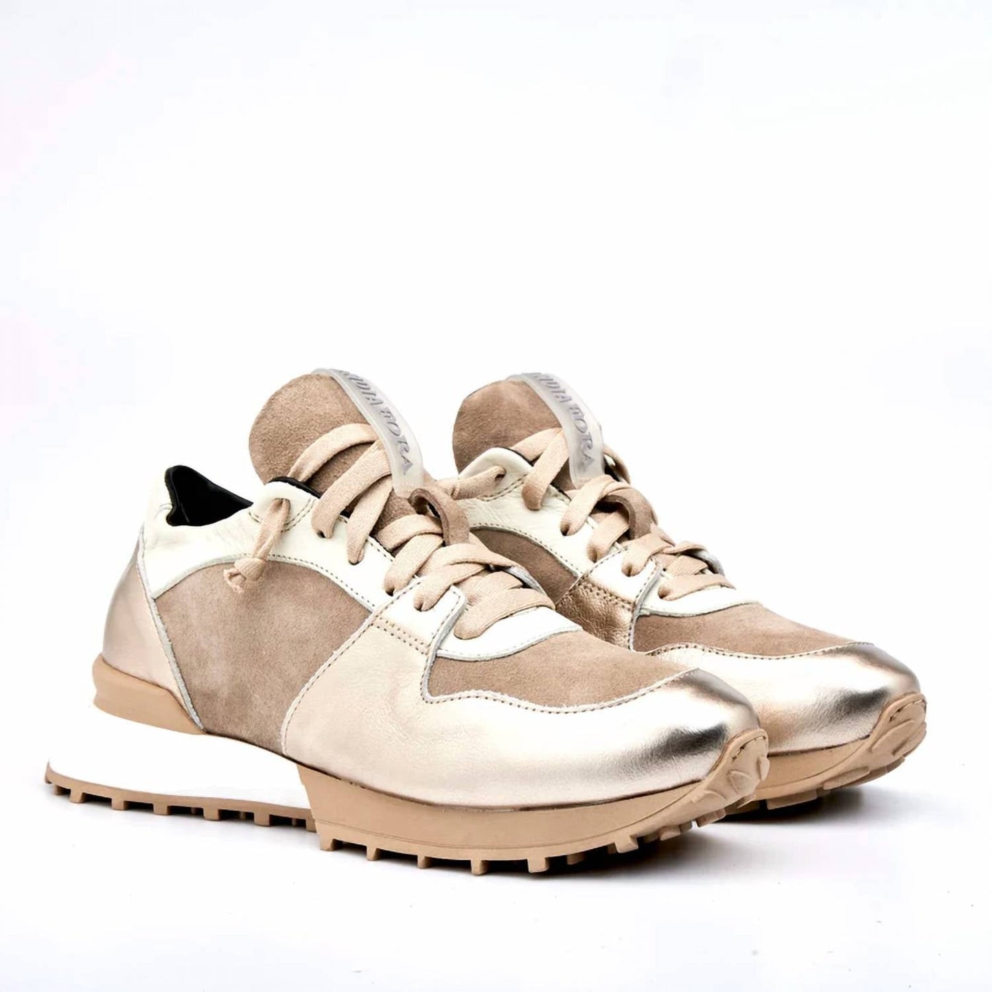 Andia Fora - Women's Ruffle Suede Sneakers