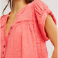 Free People - Horizons Double Cloth Top