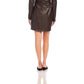 Fifteen Twenty - Faux Leather Ziggy Mini Dress