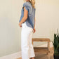 Aapparella - Denim Puff Sleeve Top