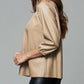 Dolce Cabo - Blakely Faux Leather Puff Sleeve Top