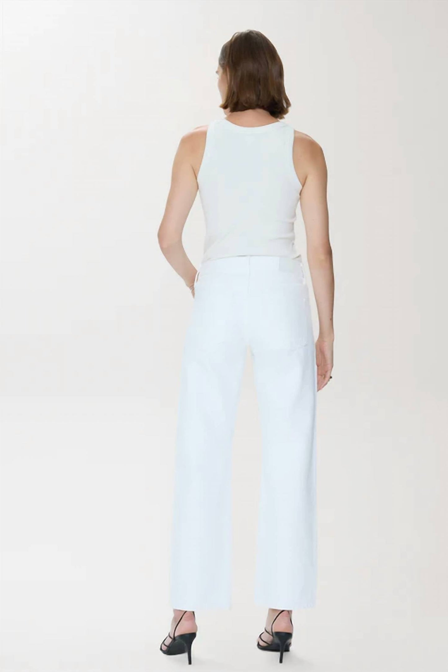 Pistola - Lexi Mid Rise Bowed Straight Jeans