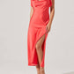 Astr - Allexina Satin Midi Dress