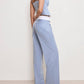 Good American - Twill Suiting Foldover Trouser Pant