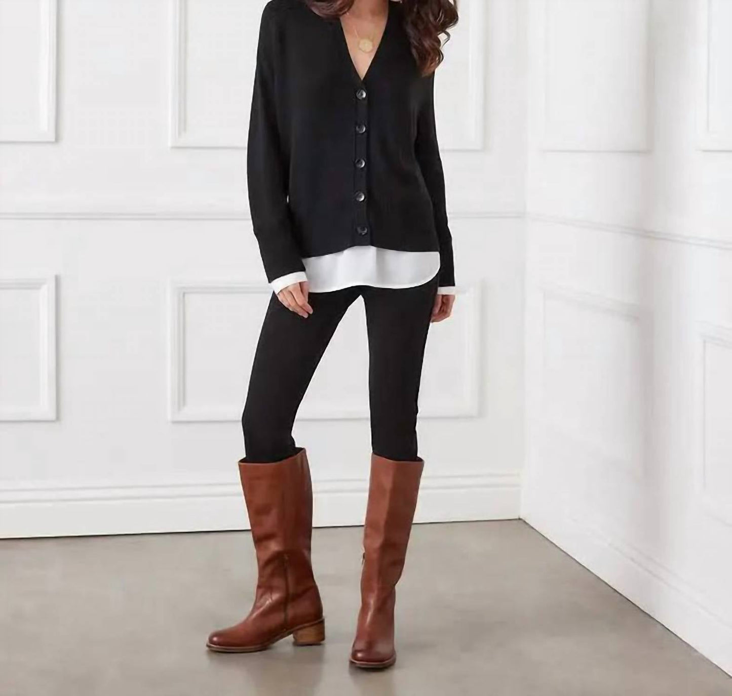 Karen Kane - Layered Cardigan