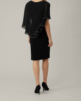 Joseph Ribkoff - Chiffon Cape Dress