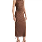 Steve Madden - Mo Funnel Neck Matte Jersey Dress