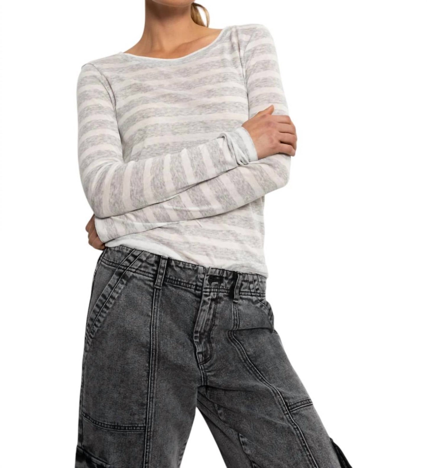 Sanctuary - Femme Crew Stripe Tee