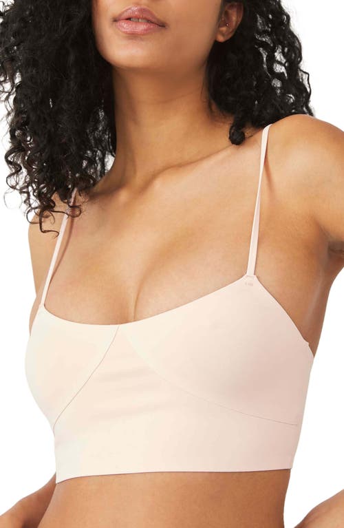 Free People Intimately FP Brinley Cutout Longline Bralette in Neutral, Size X-Small