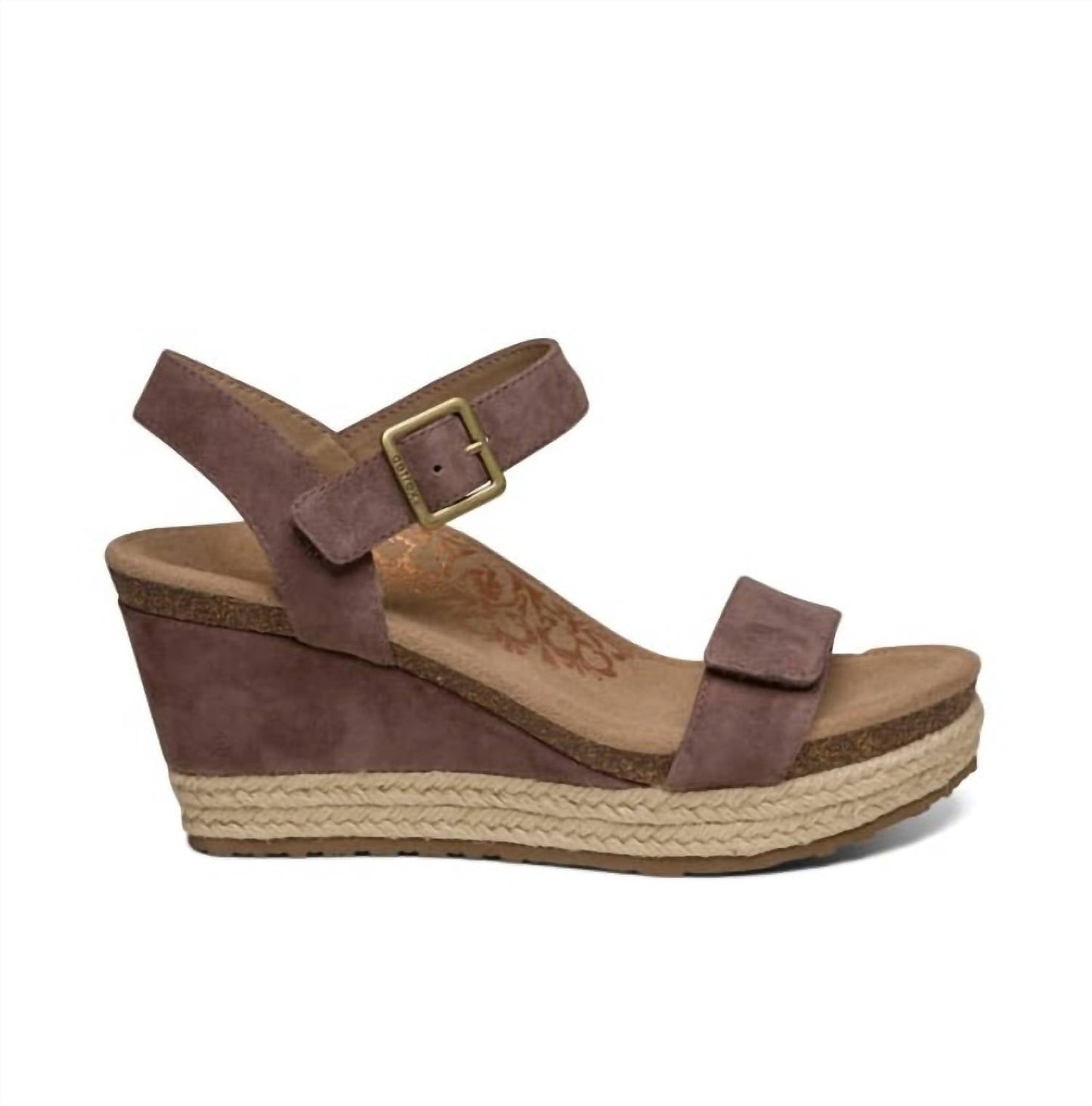 Aetrex - SYDNEY QUARTER STRAP ESPADRILLE WEDGE