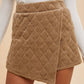 Anniewear - Quilted Velvet Skort