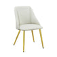 Gaines Synthetic Leather Side Chair (Set of 2) - White