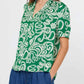 Current Air - Abstract Printed V-neck Blouse