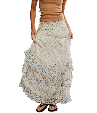Free People - Brynn Printed Maxi Skirt