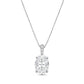 Diana M Jewels - Women's Lab Grown Diamond Solitaire Pendant Necklace