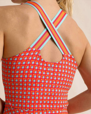 Southern Tide - Natalie Printed Cross Back Tank