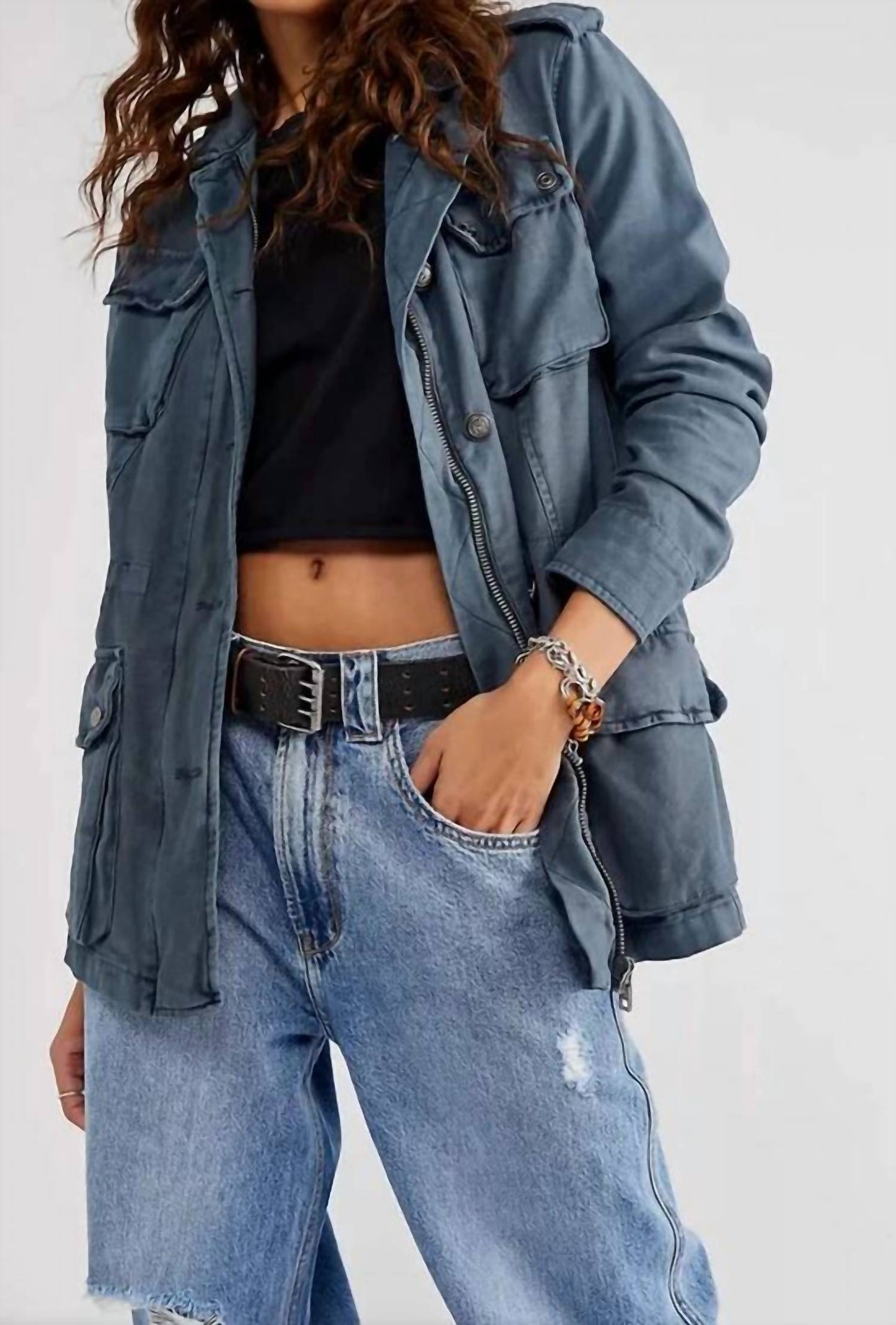 Free People - Not My Brothers Surplus Jacket
