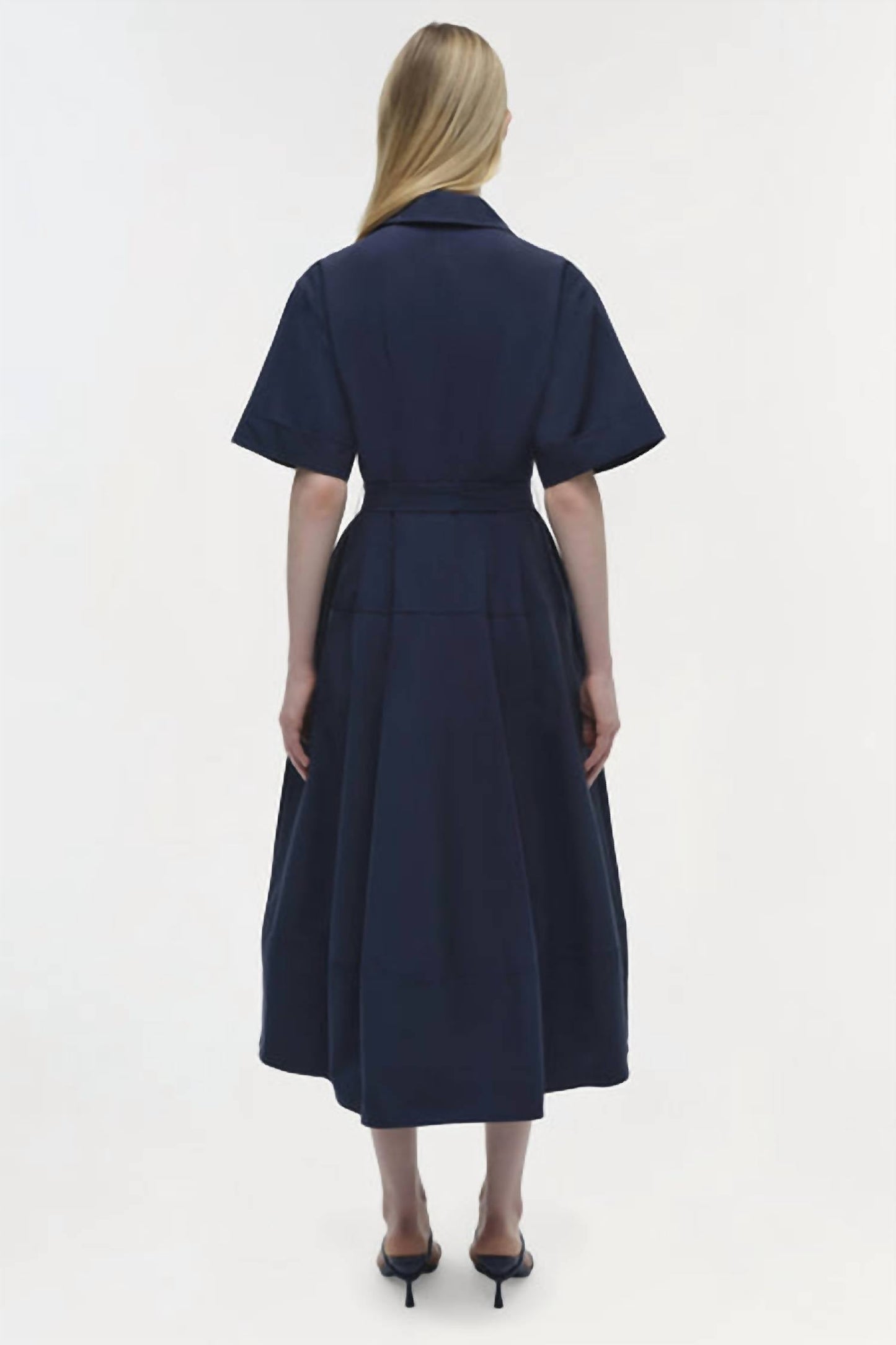 Jonathan Simkhai - Deanna Short Sleeve Belted Mini Dress