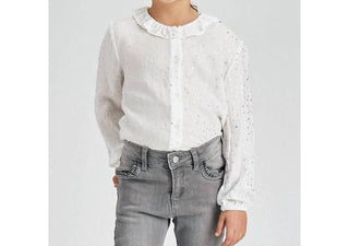 Mayoral - Stars Ruffle Collar Blouse