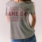 Chaser - Game Day Vintage Style With Maroon Graphic Tee