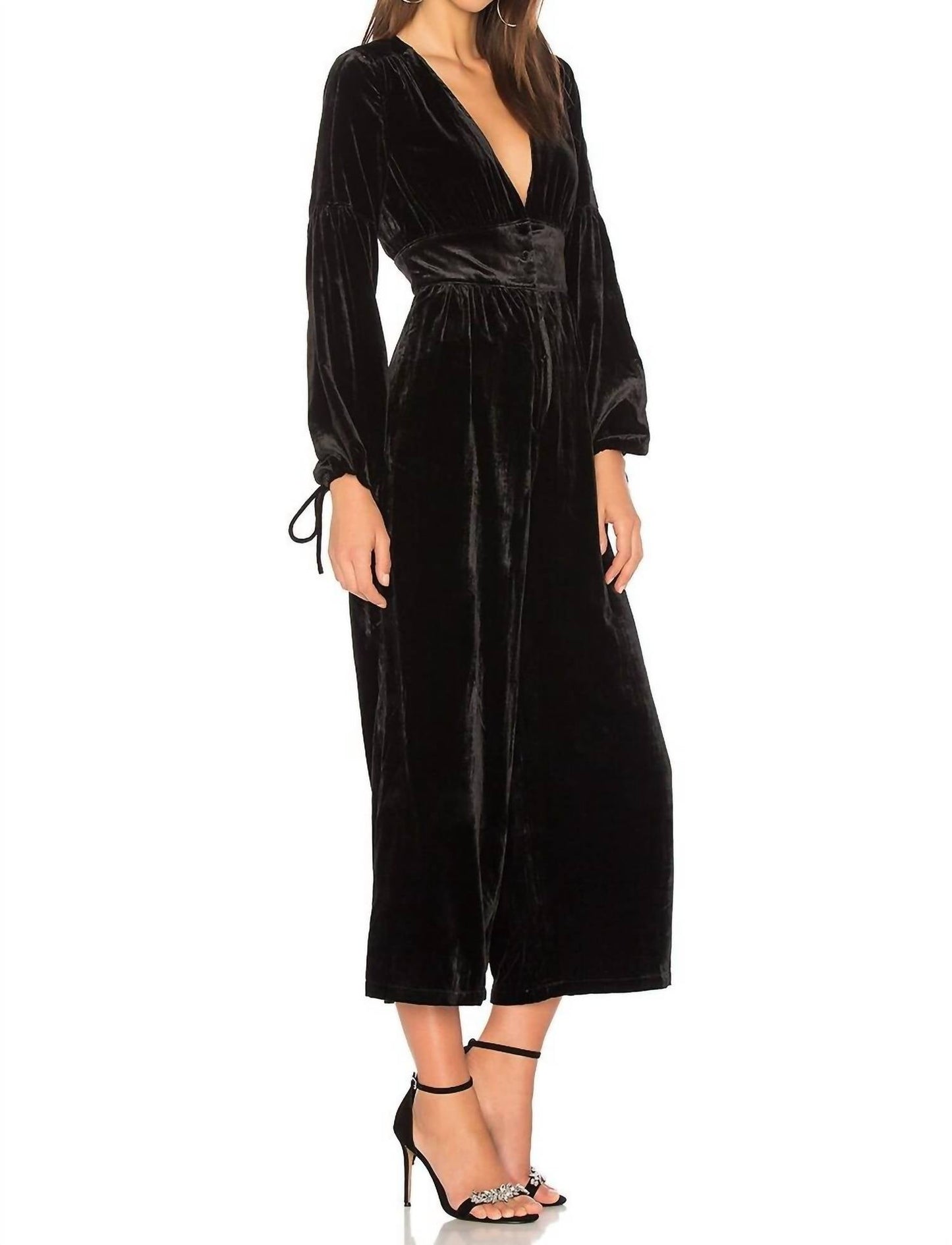 Free People - True Lovin Velvet One Piece Jumpsuit