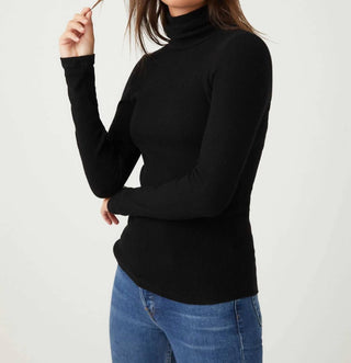 Fifteen Twenty - Long Sleeve Ribbed Turtleneck Sweater