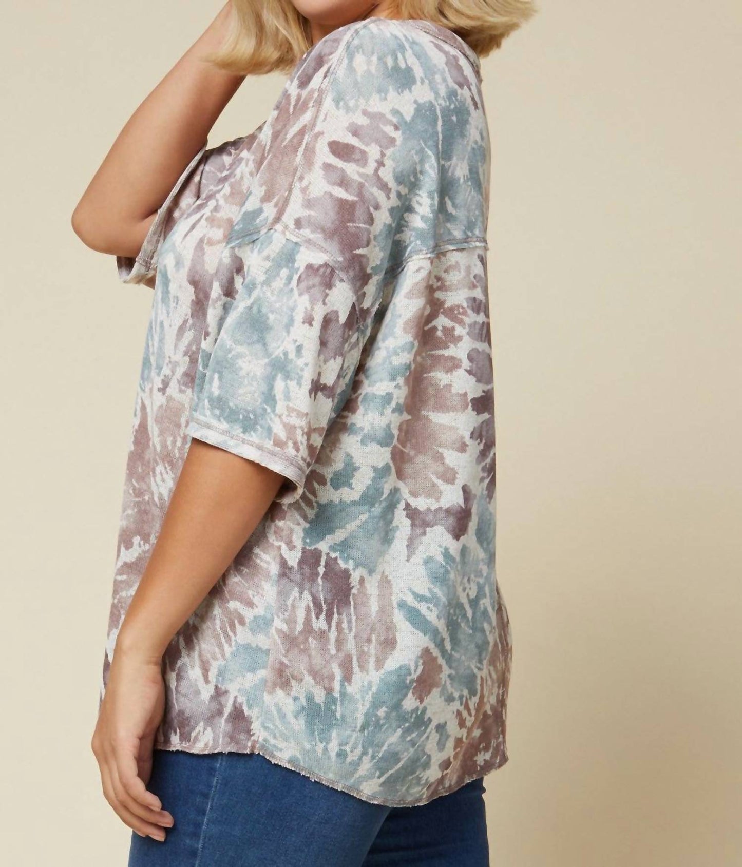 Entro - Tie Dye Starburst Top