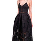 Nicholas - Strappy Embroidered Eyelet Sunflower Midi Dress