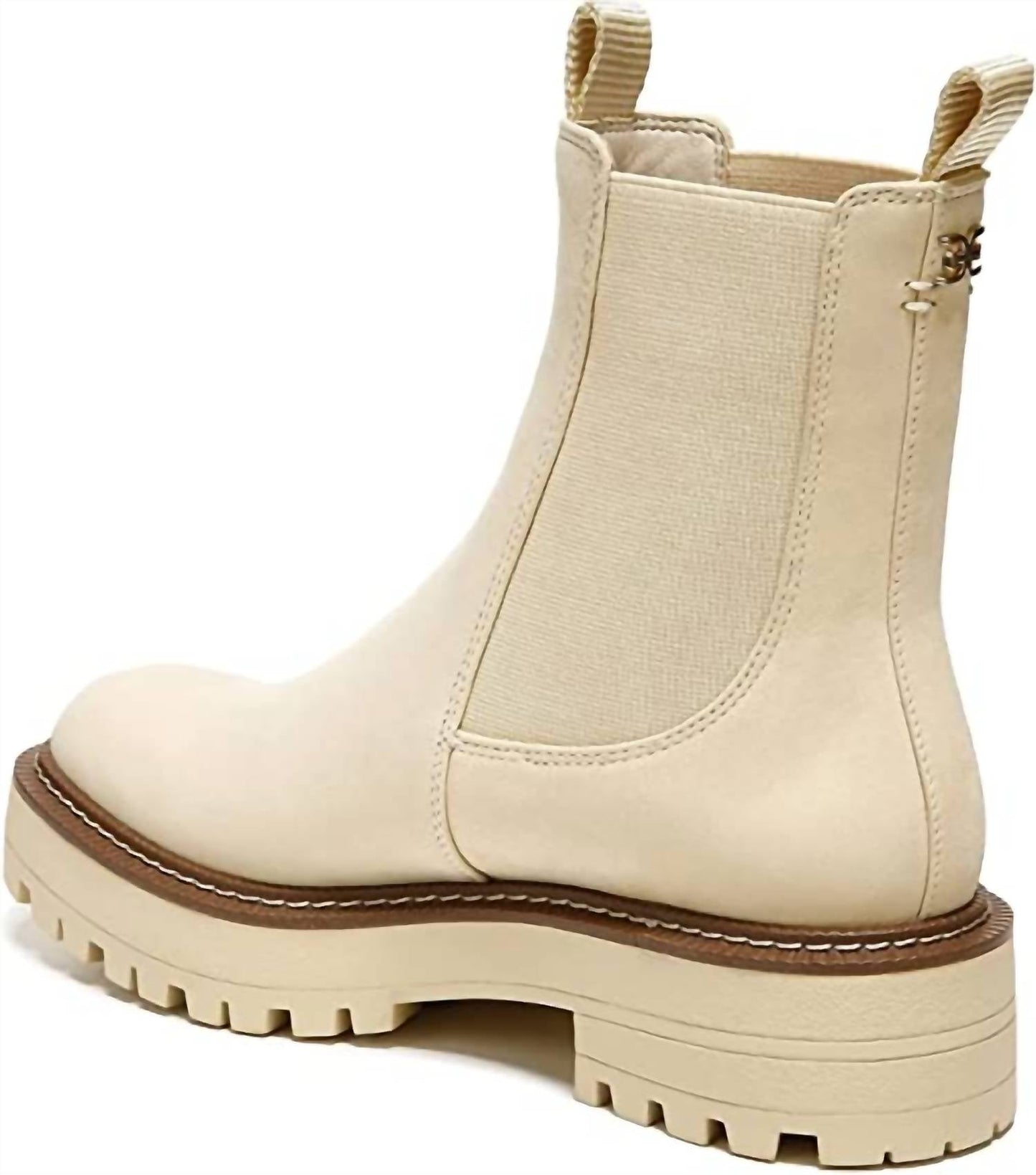 Sam Edelman - Women's Laguna Leather Chelsea Moto Rounded Toe Pull On Ankle Boots