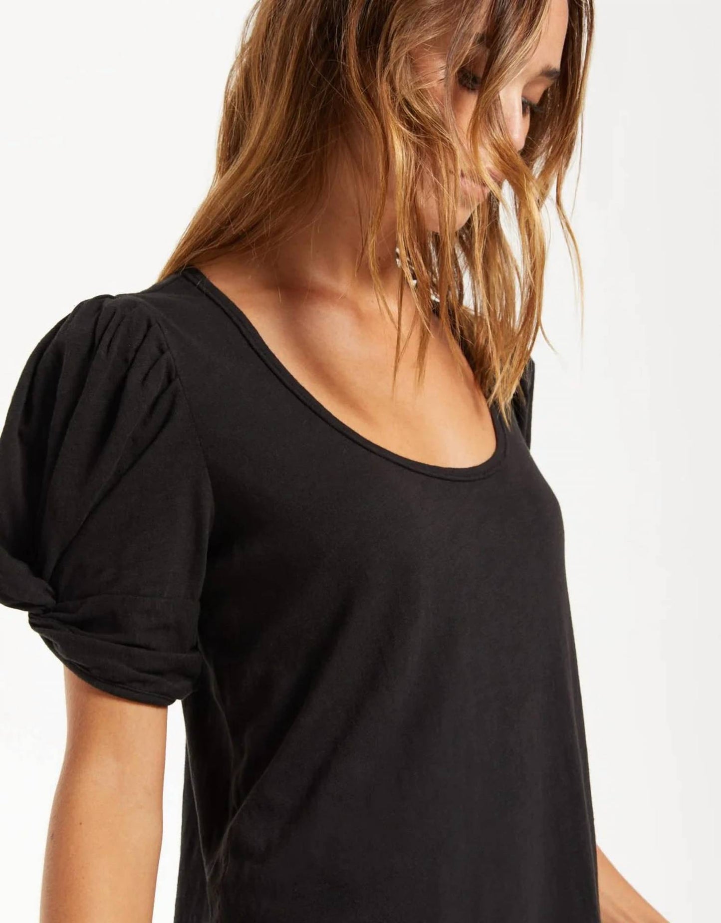 Z Supply - Indi Slub Puff Sleeve Dress