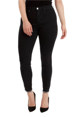 Frank Lyman - Pearl Bow Detail Slim Leg Jean