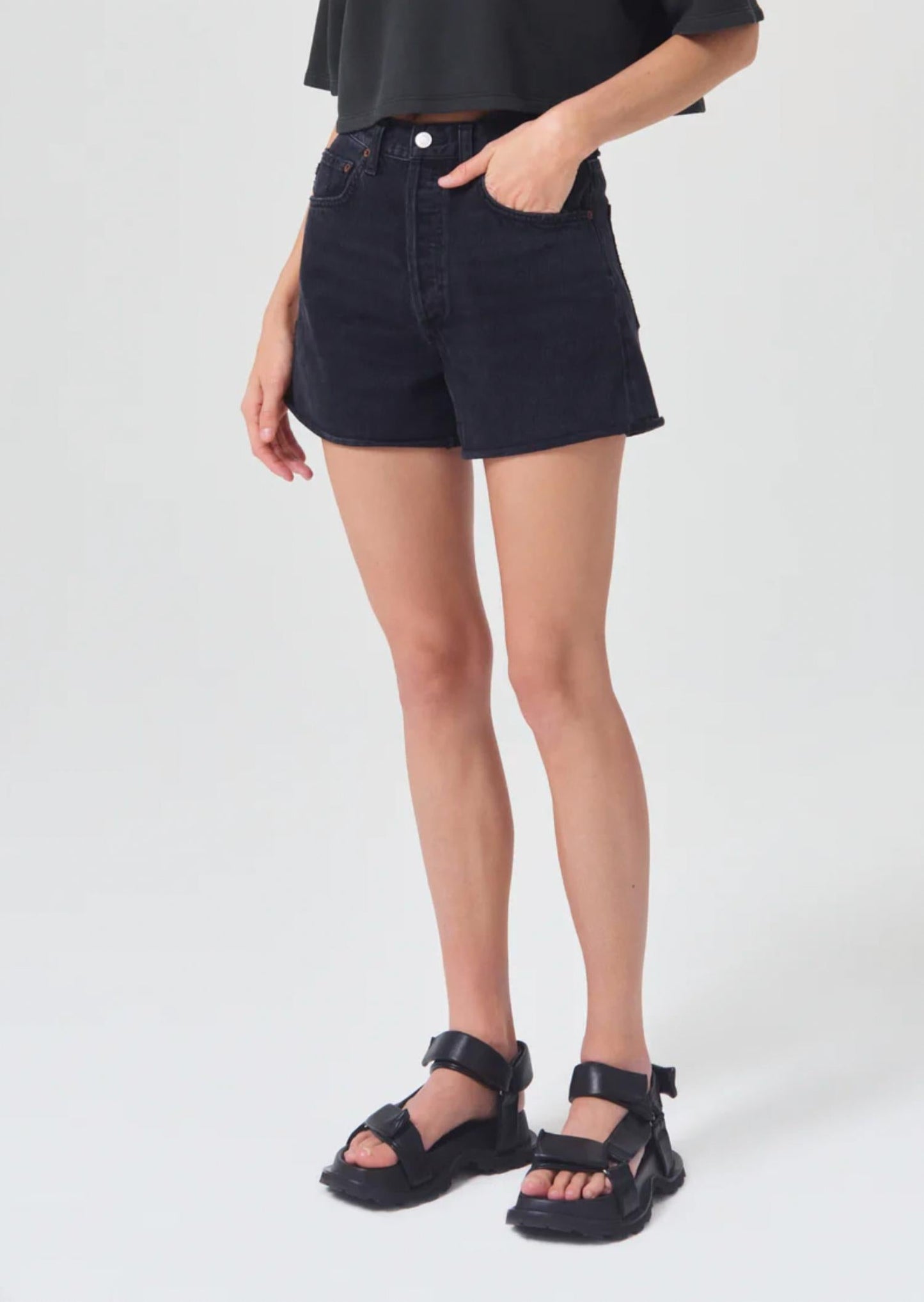 Agolde - Dee High Rise Rolled Hem Short