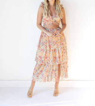 Astr - penn plisse top